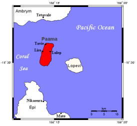 Paama speaking areas