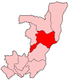 Location of Cuvette region in Congo